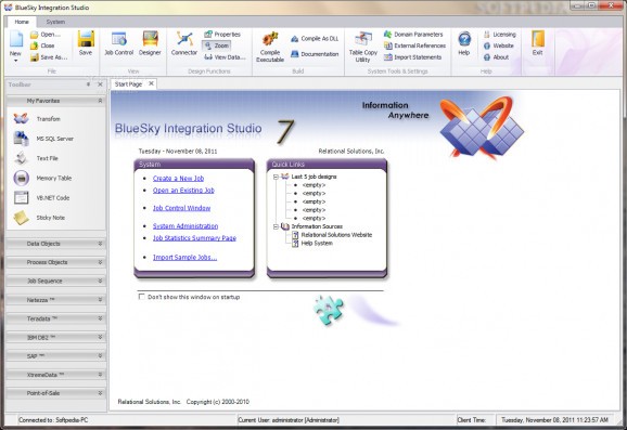 BlueSky Integration Studio screenshot