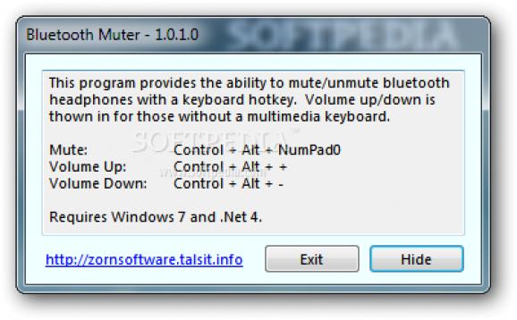 Bluetooth Muter screenshot