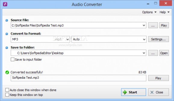 Audio Converter screenshot
