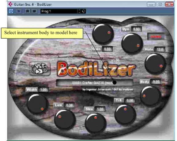 BodiLizer screenshot