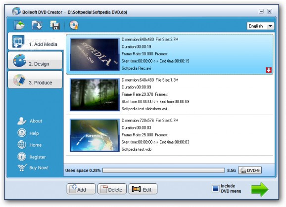 Boilsoft DVD Creator screenshot