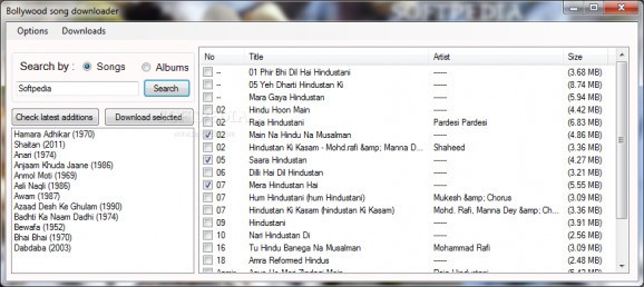 Bollywood song downloader screenshot