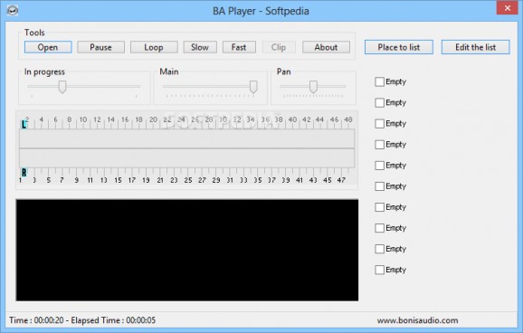 Bonis Audio Player screenshot