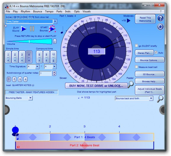 Bounce Metronome screenshot