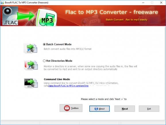 Boxoft FLAC to MP3 Converter screenshot
