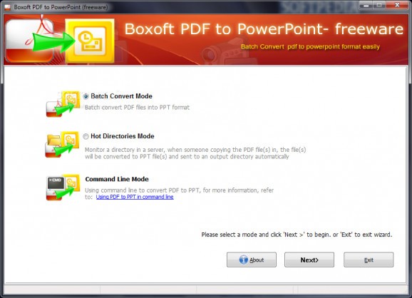 Boxoft PDF to PowerPoint screenshot