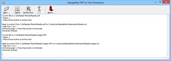 Boxoft PDF to Text screenshot