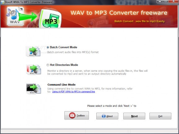 Boxoft WMA to MP3 Converter screenshot