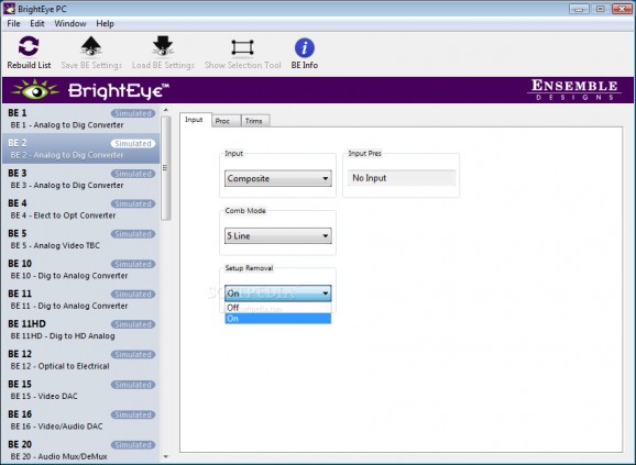 BrightEye PC screenshot