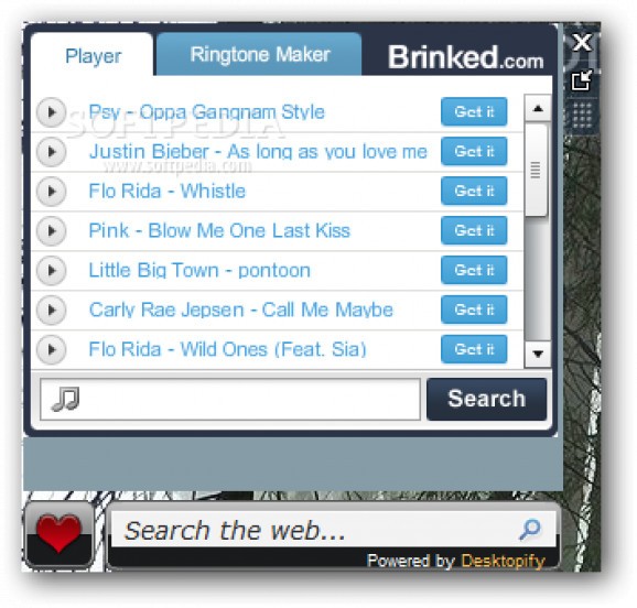 Brinked Ringtone Maker screenshot