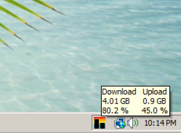 Broadband Usage Monitor Ireland screenshot