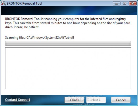 Brontok Removal Tool screenshot