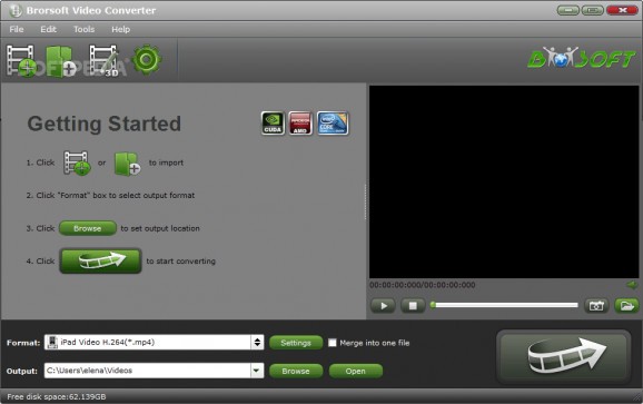 Brorsoft Video Converter screenshot