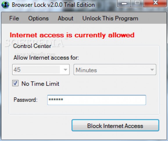 Browser Lock screenshot