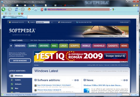 Browser Pro screenshot