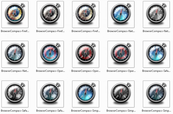 Browsers Compass Icon Pack screenshot