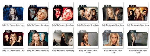 Buffy The Vampire Slayer Folder Icon screenshot