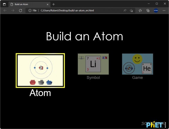 Build An Atom screenshot