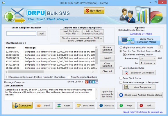 Bulk SMS Professional screenshot