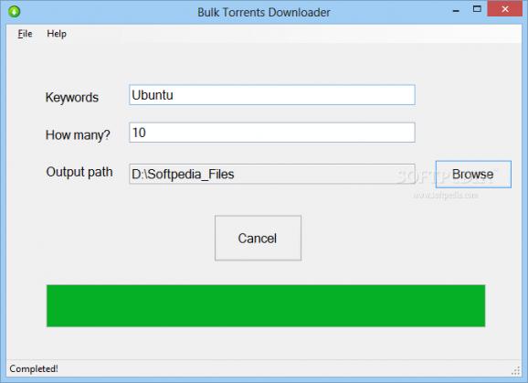 Bulk Torrents Downloader screenshot