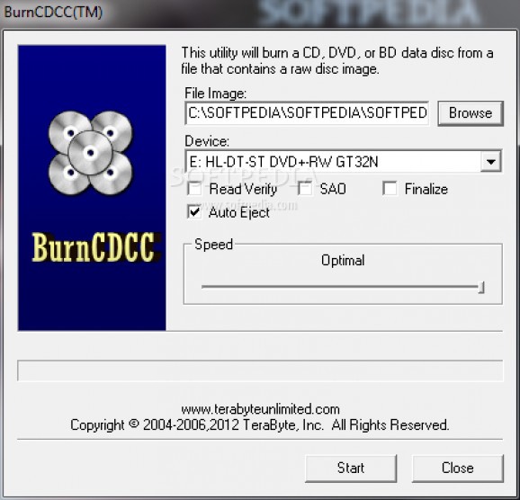 BurnCDCC screenshot