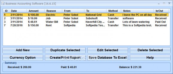 Business Accounting Software screenshot