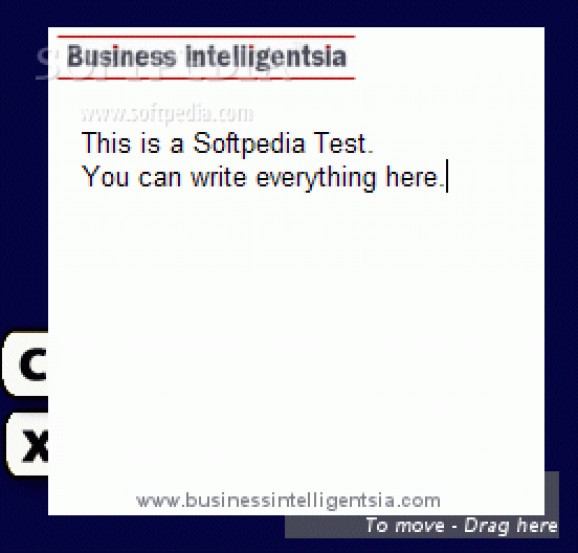 Business Intelligentsia Notepad screenshot