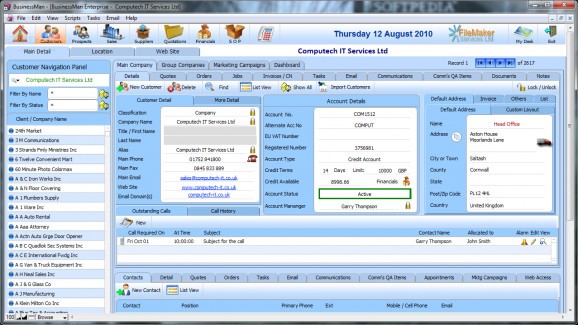 BusinessMan Enterprise screenshot