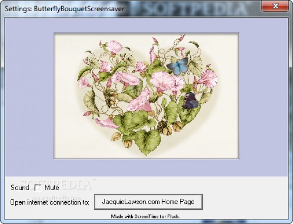 ButterflyBouquetScreensaver screenshot