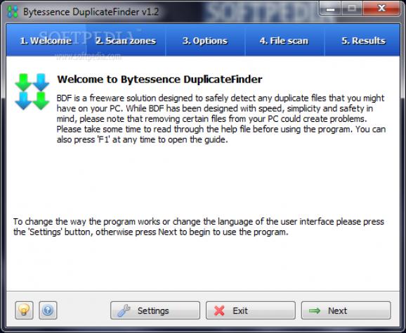 Bytessence DuplicateFinder Portable screenshot