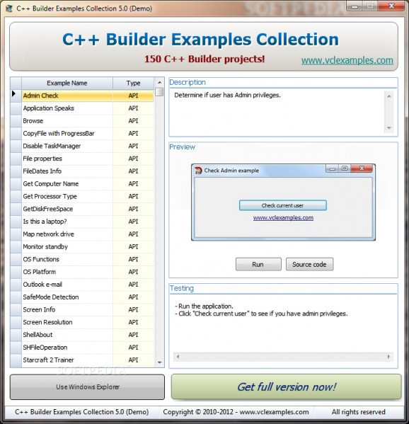 C++ Builder Examples Collection screenshot