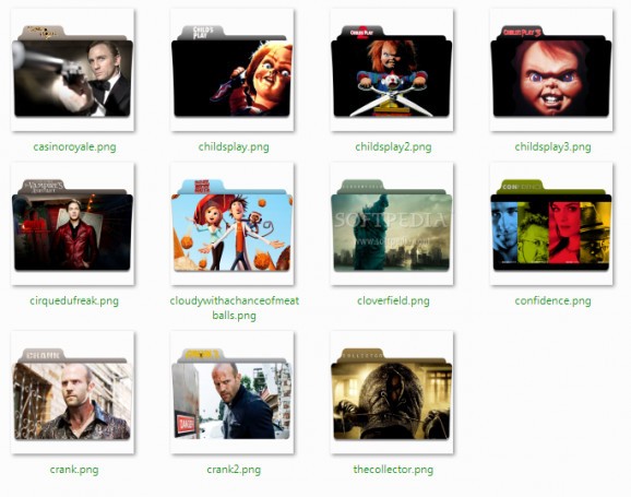 C movie folder icon pack screenshot