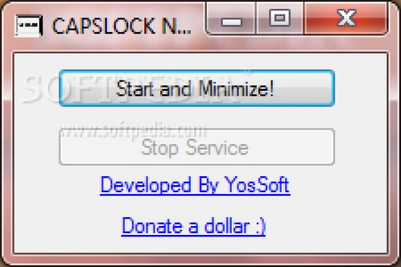 CAPSLOCK Notifier screenshot
