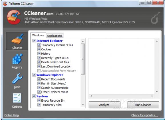 CCleaner nLite Addon screenshot