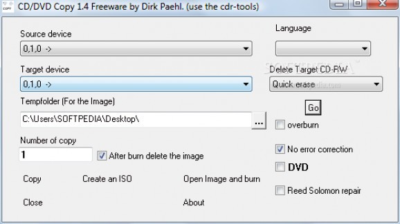 CD / DVD Copy screenshot
