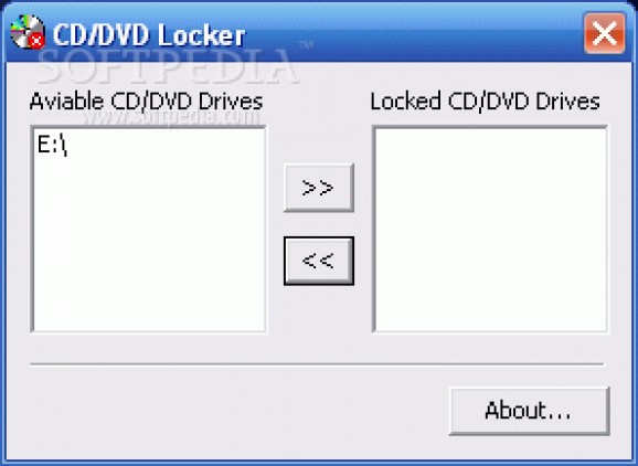 CD / DVD Locker screenshot