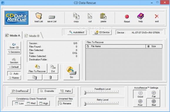 CD Data Rescue screenshot