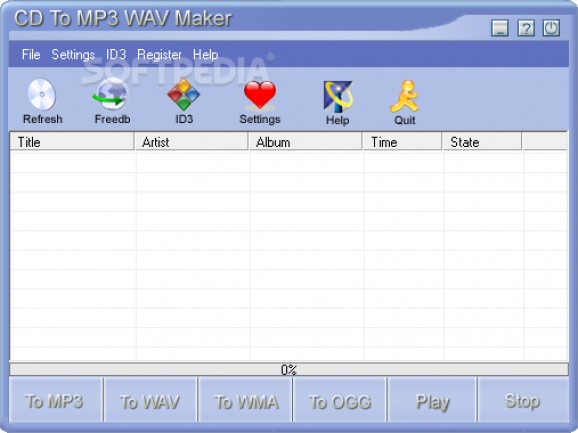 CD to MP3 Maker screenshot