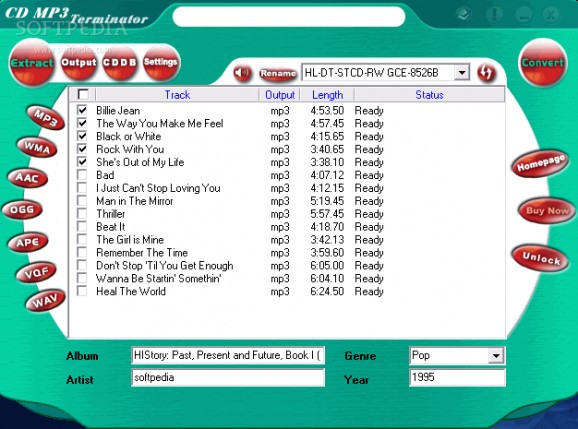 CD MP3 Terminator screenshot