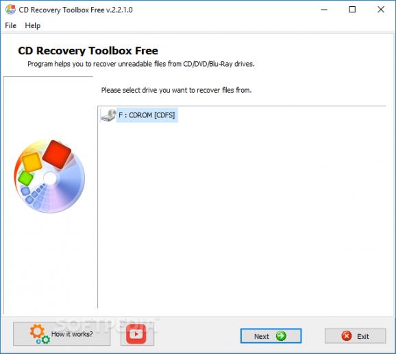 CD Recovery Toolbox Free screenshot