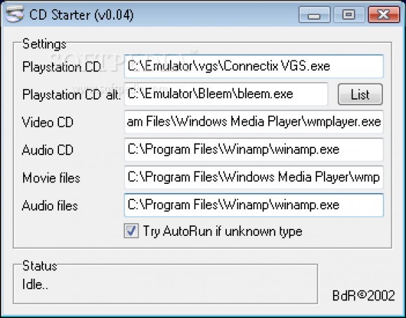 CD Starter screenshot