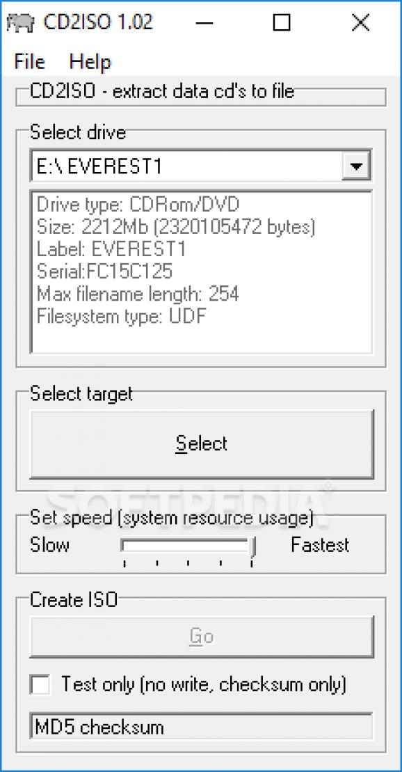 CD2ISO screenshot