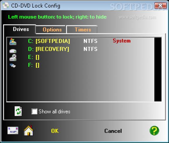 CD-DVD Lock screenshot