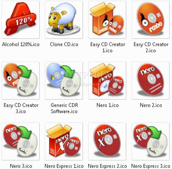 CDR Software Icons screenshot