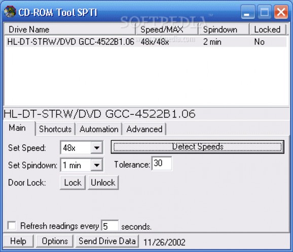 CD-ROM Tool SPTI screenshot