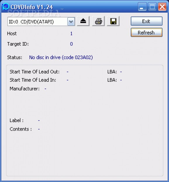 CDVD Info screenshot