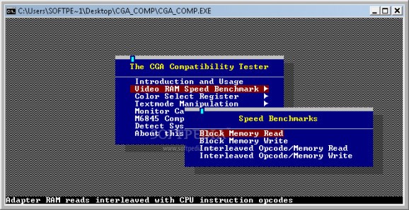 CGA Compatibility Tester screenshot