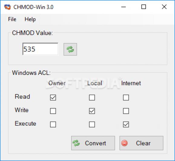 CHMOD-Win screenshot