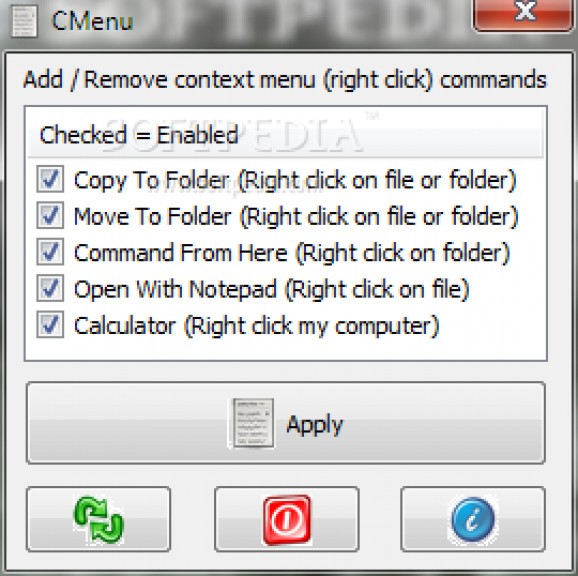 CMenu screenshot