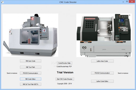CNC Code Shooter Mill screenshot